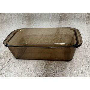 Pyrex Fireside by Corning Loaf Dish 213 in Amber Glass 1.5L (1.5 QT) - 22x11x6cm